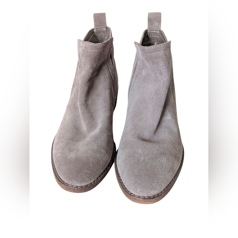 Dolce Vita Gray Suede Ankle Boots
